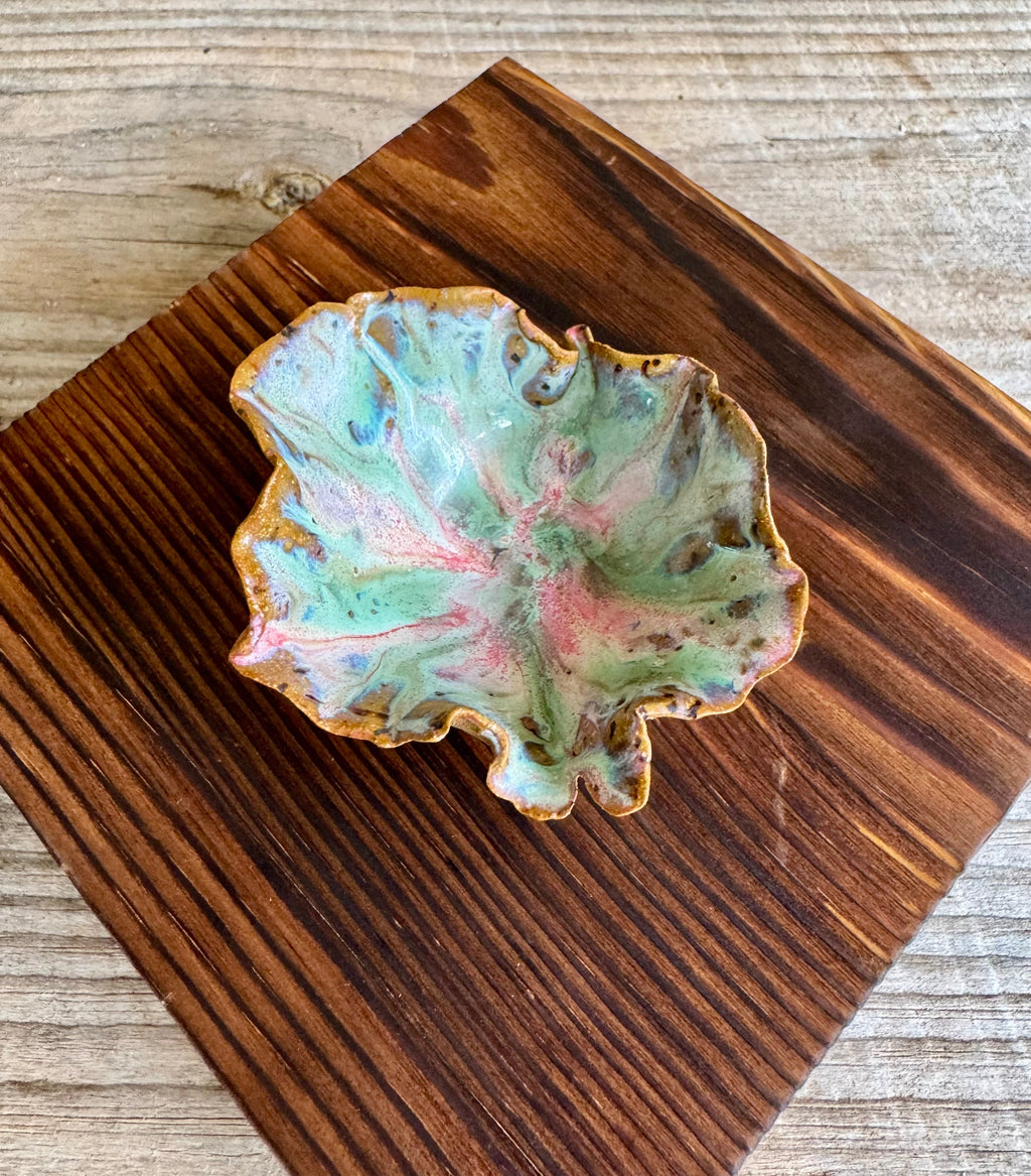 Garden Mist Trinket Dish — Mint & Rose