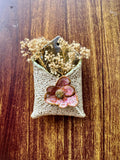 Floral Envelope Magnetic Wall Pocket No. 1