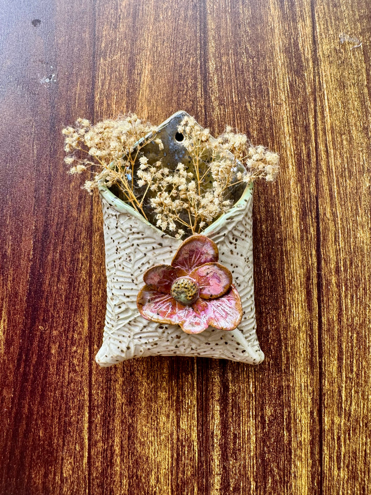 Floral Envelope Magnetic Wall Pocket No. 1