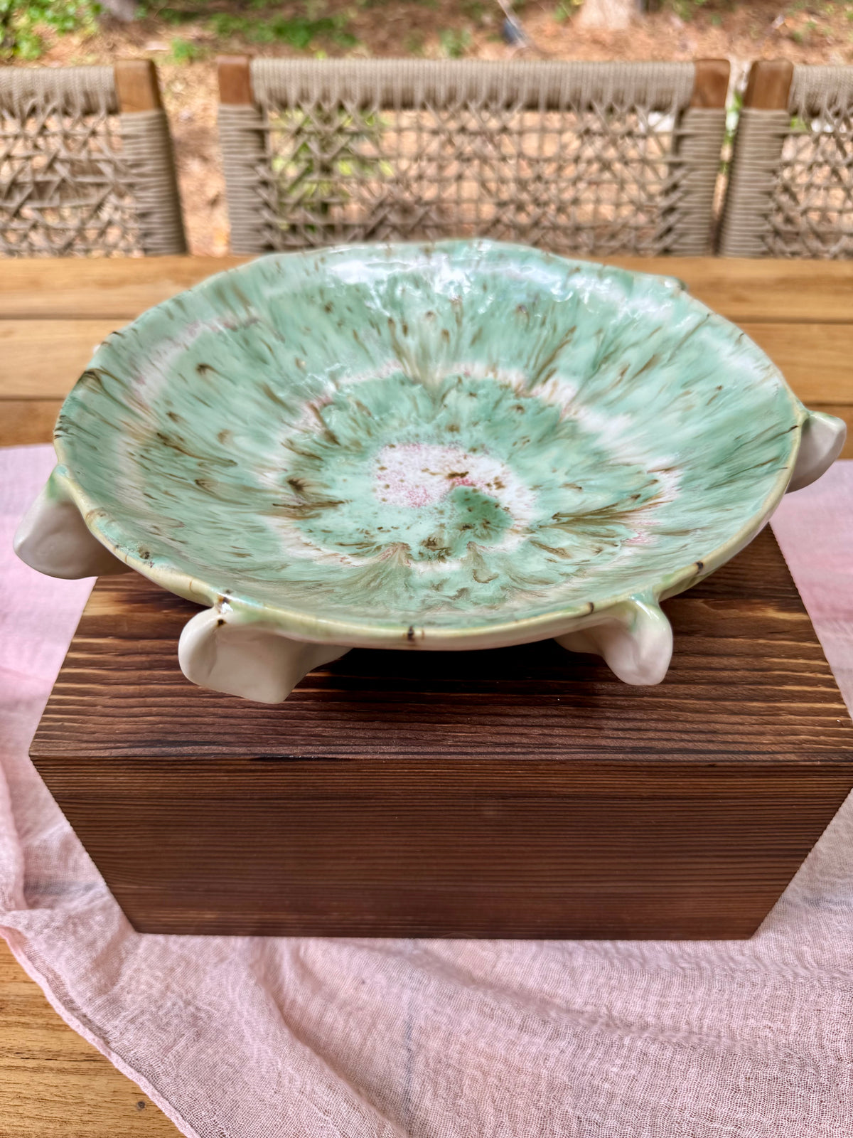 Footed Meadow Bowl