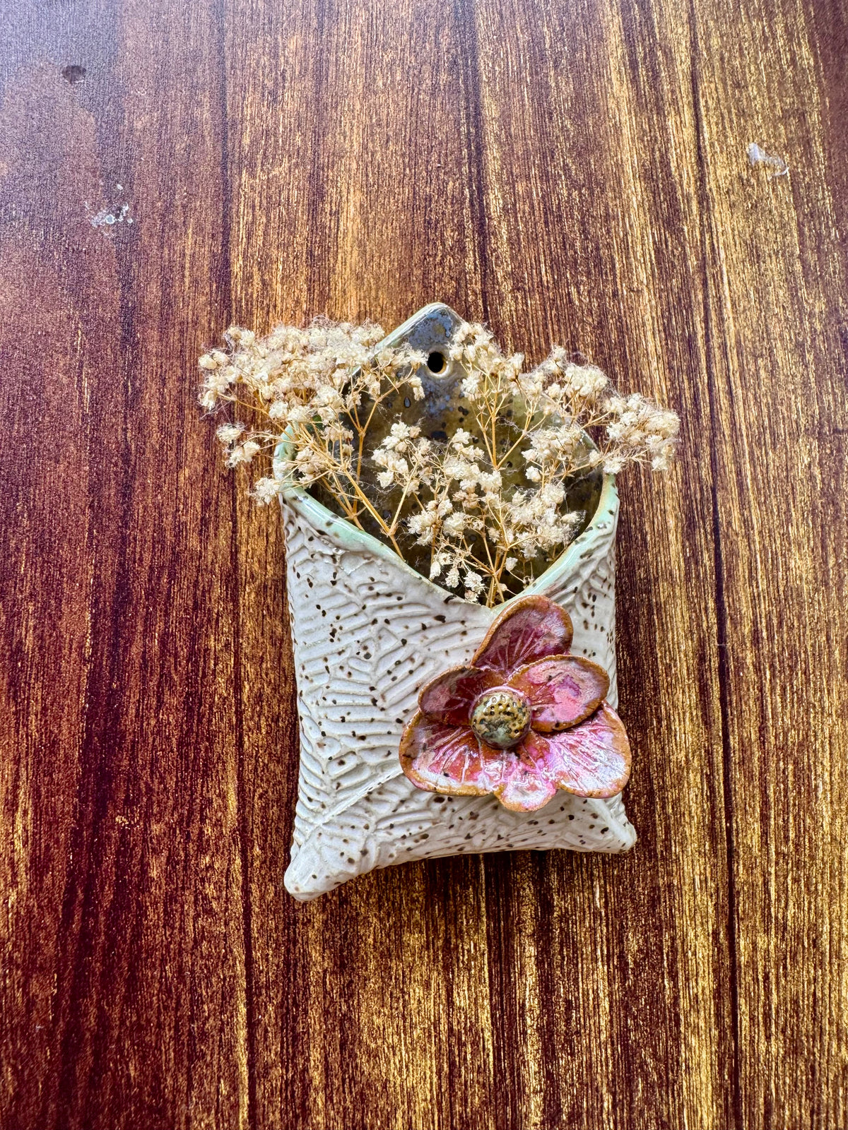 Floral Envelope Magnetic Wall Pocket No. 1
