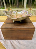 Footed Ceramic Petal Bowl
