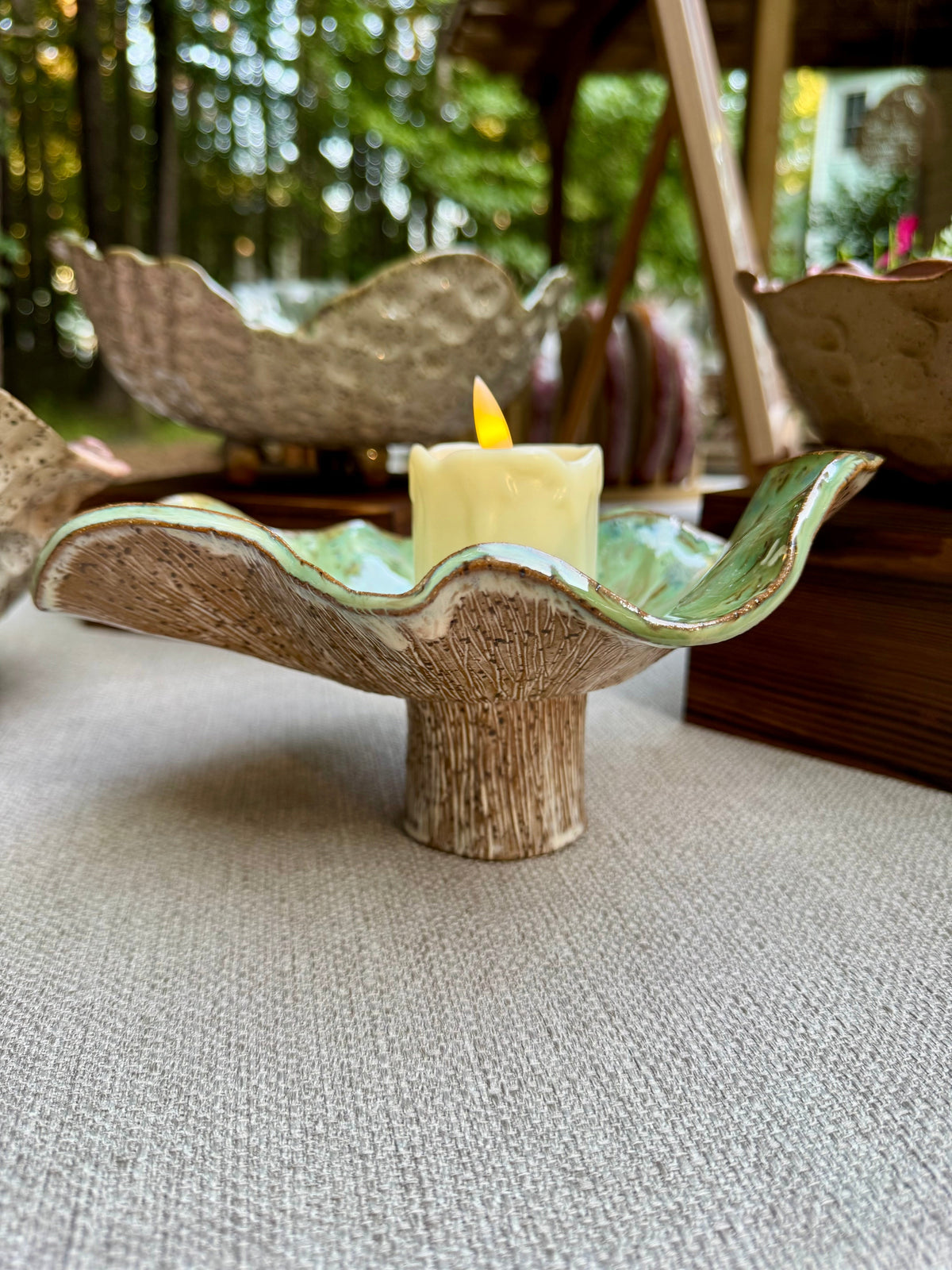 Sage Lotus Candle Bowl