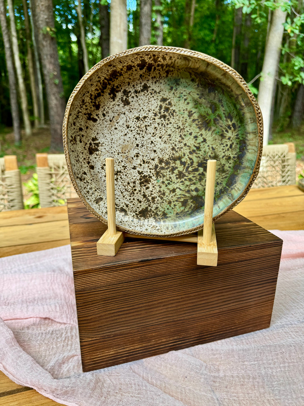Speckled Stone Dinner Plate