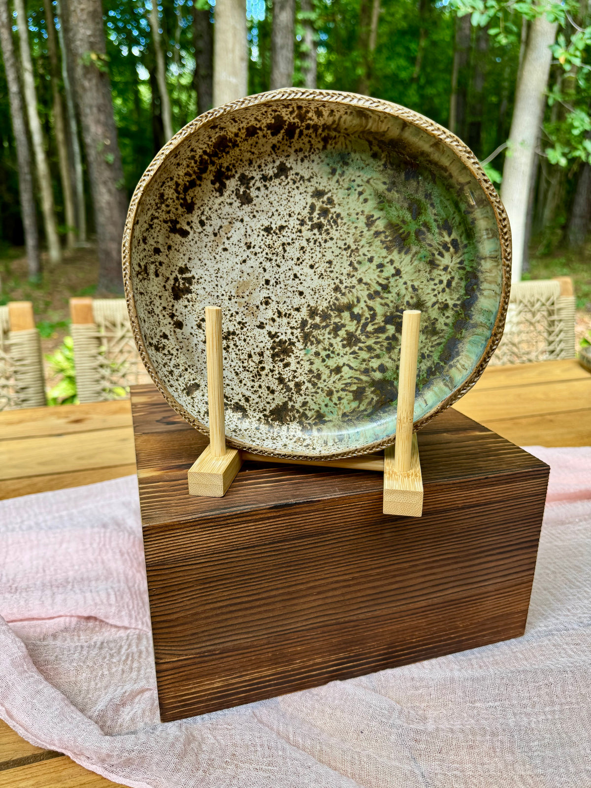 Speckled Stone Dinner Plate