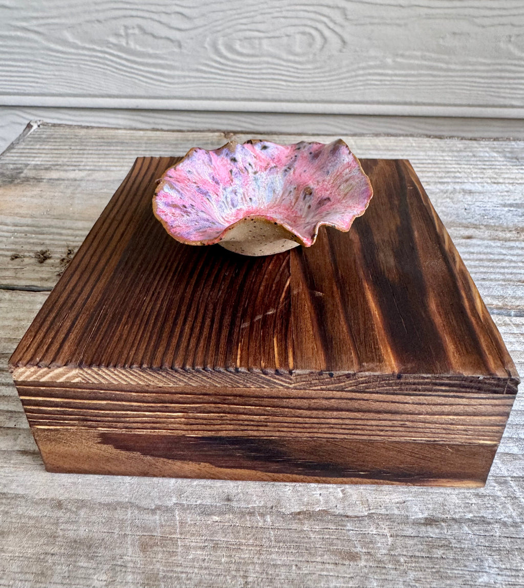 Wild Bloom Trinket Dish — Rose & Lavender