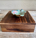 Lily Pad Trinket Dish — Seafoam & Rose