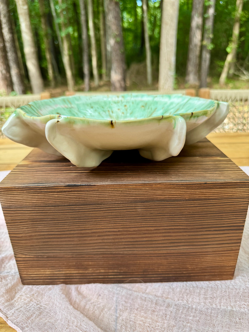 Footed Meadow Bowl