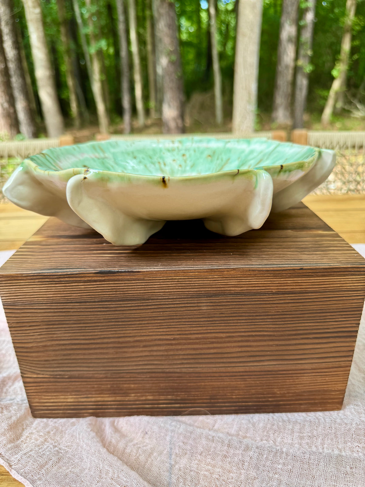 Footed Meadow Bowl