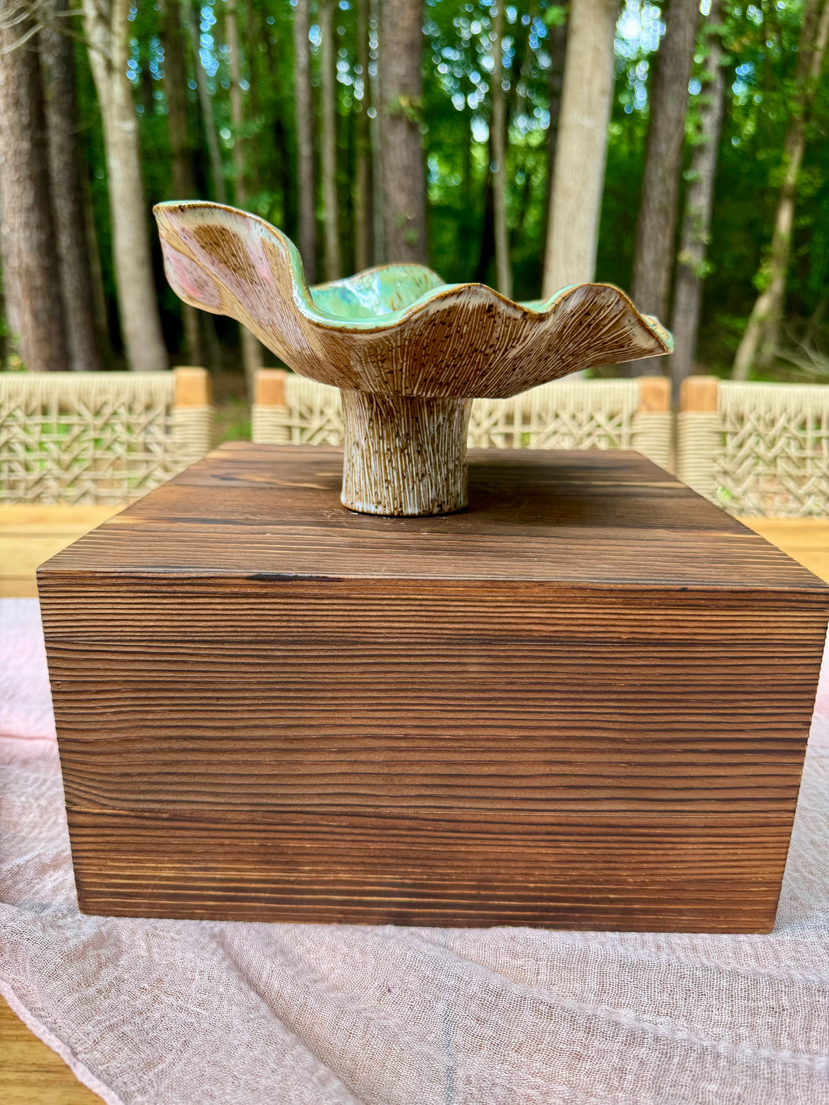 Sage Lotus Candle Bowl