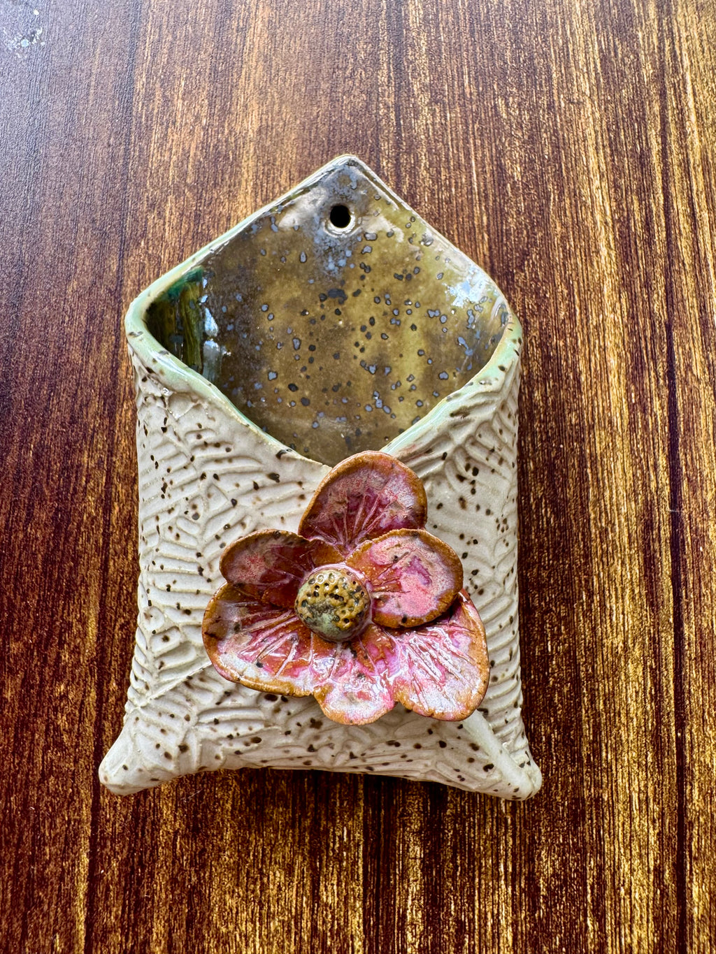 Floral Envelope Magnetic Wall Pocket No. 1