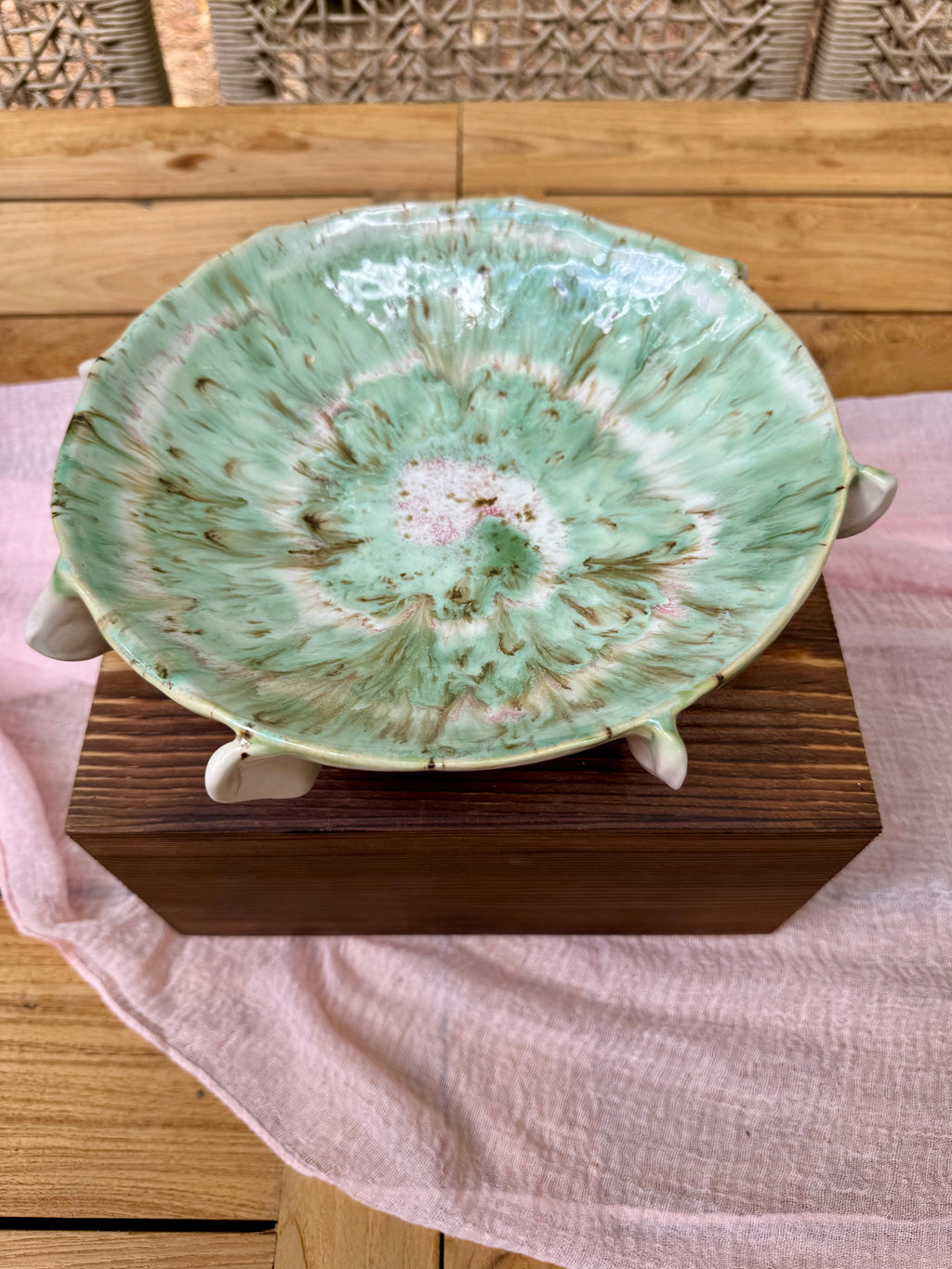 Footed Meadow Bowl