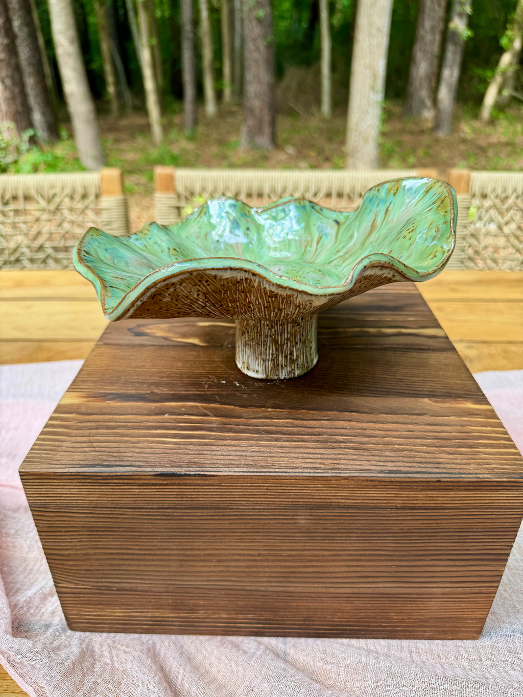 Sage Lotus Candle Bowl