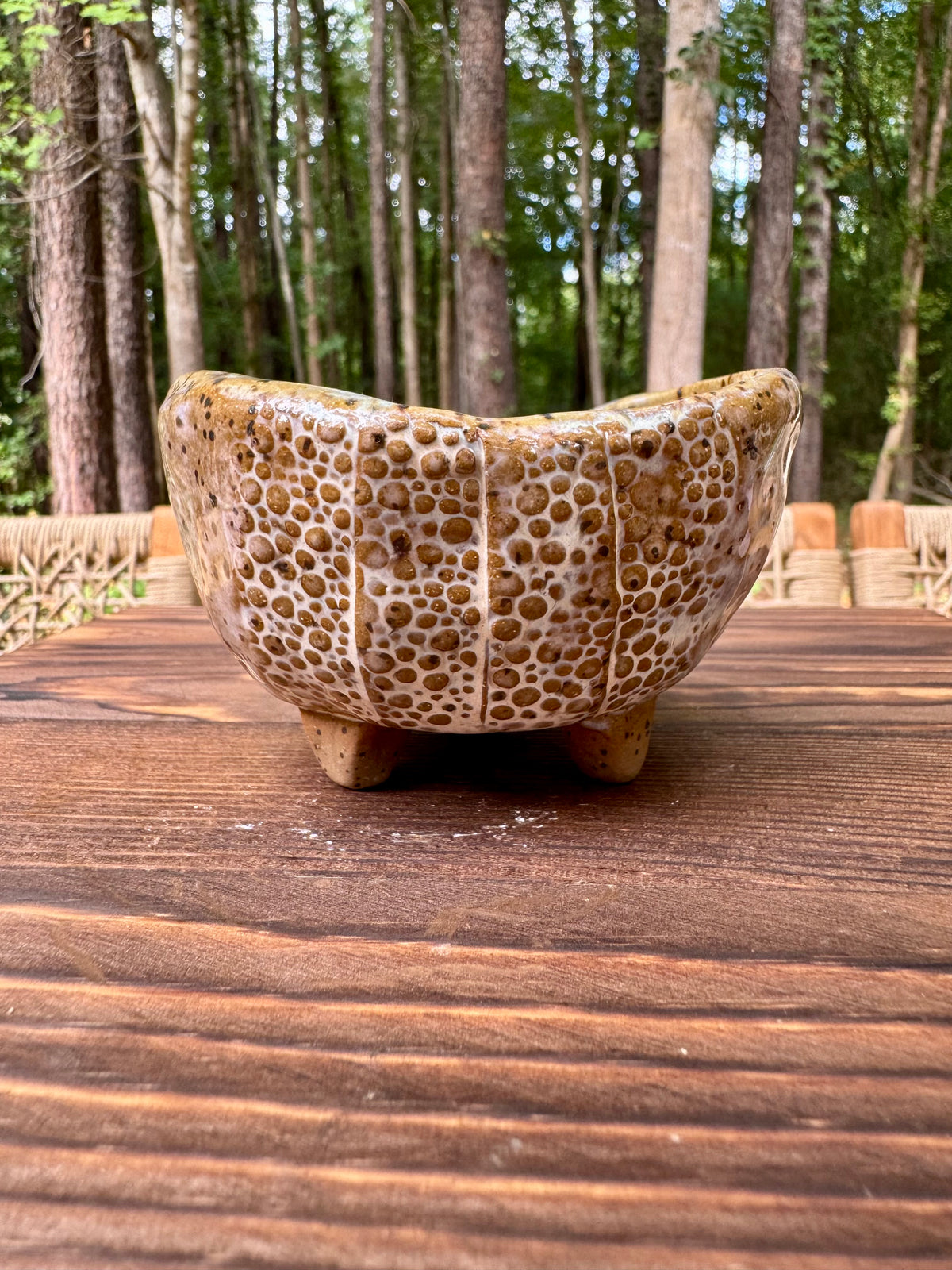 Cobblestone Footed Bowl