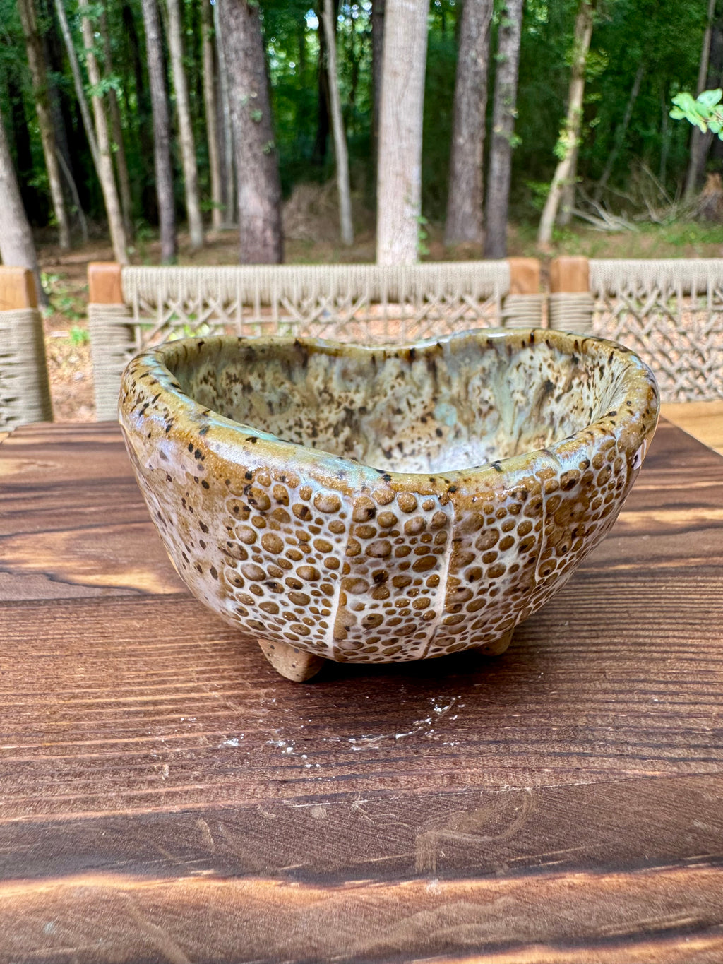 Cobblestone Footed Bowl