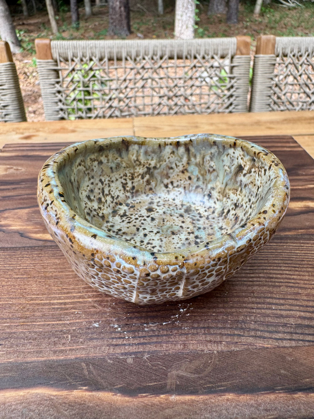 Cobblestone Footed Bowl