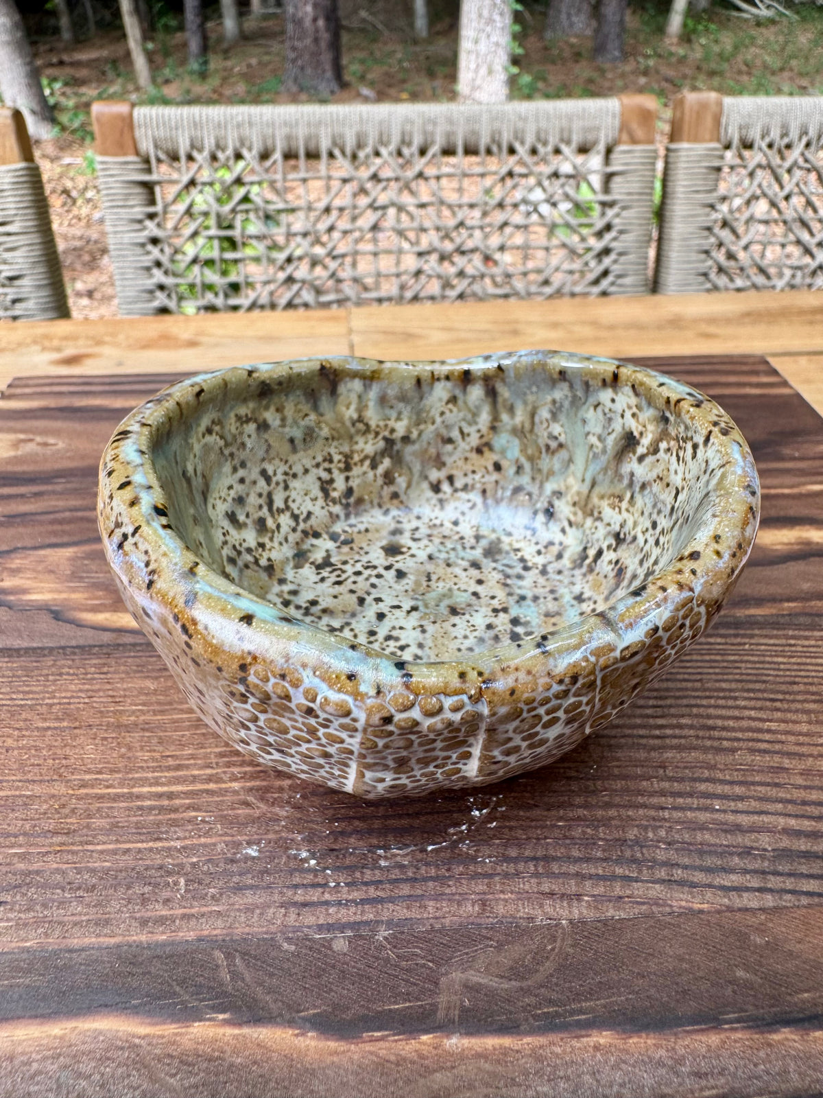 Cobblestone Footed Bowl