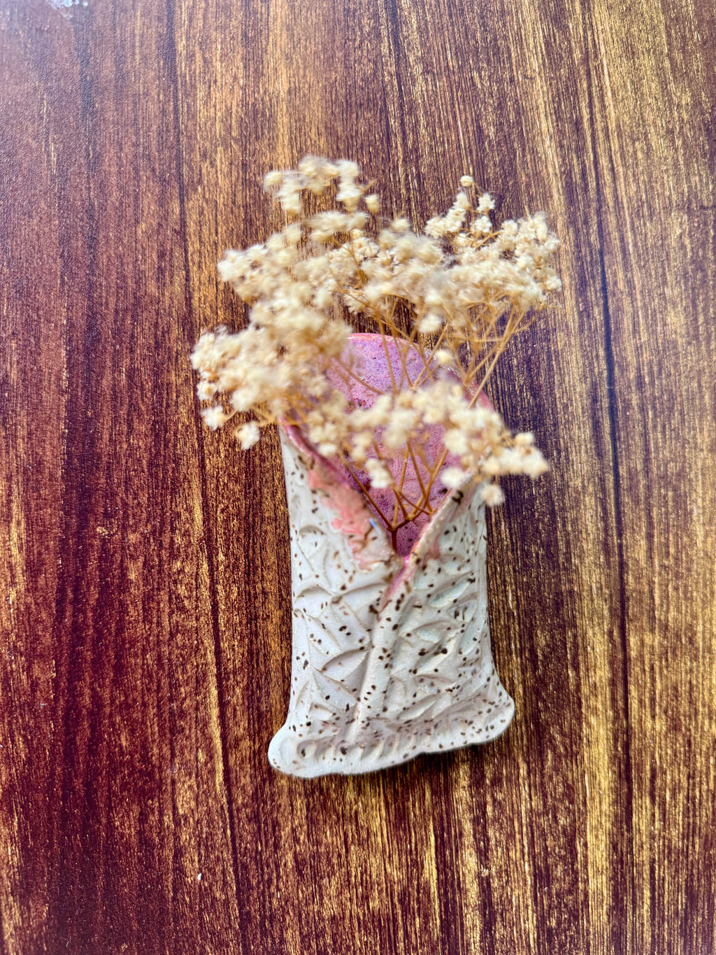 Corner Pocket Magnetic Wall Vase