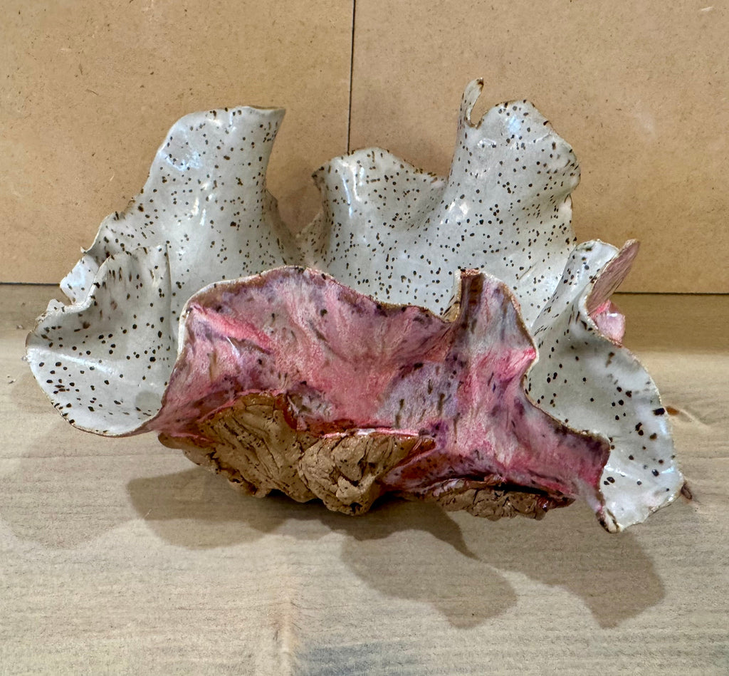 Rose Petal Sculptural Vessel