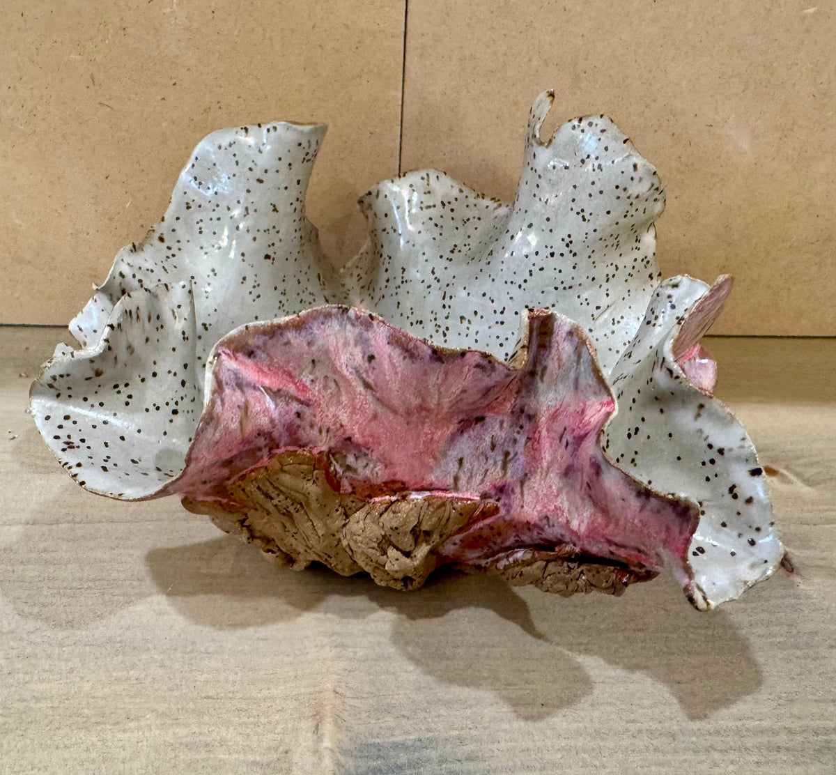 Rose Petal Sculptural Vessel