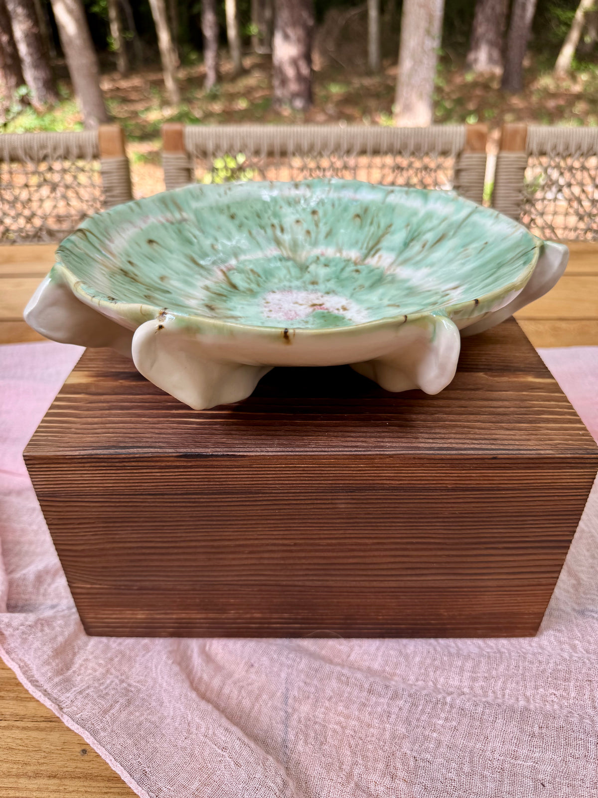 Footed Meadow Bowl