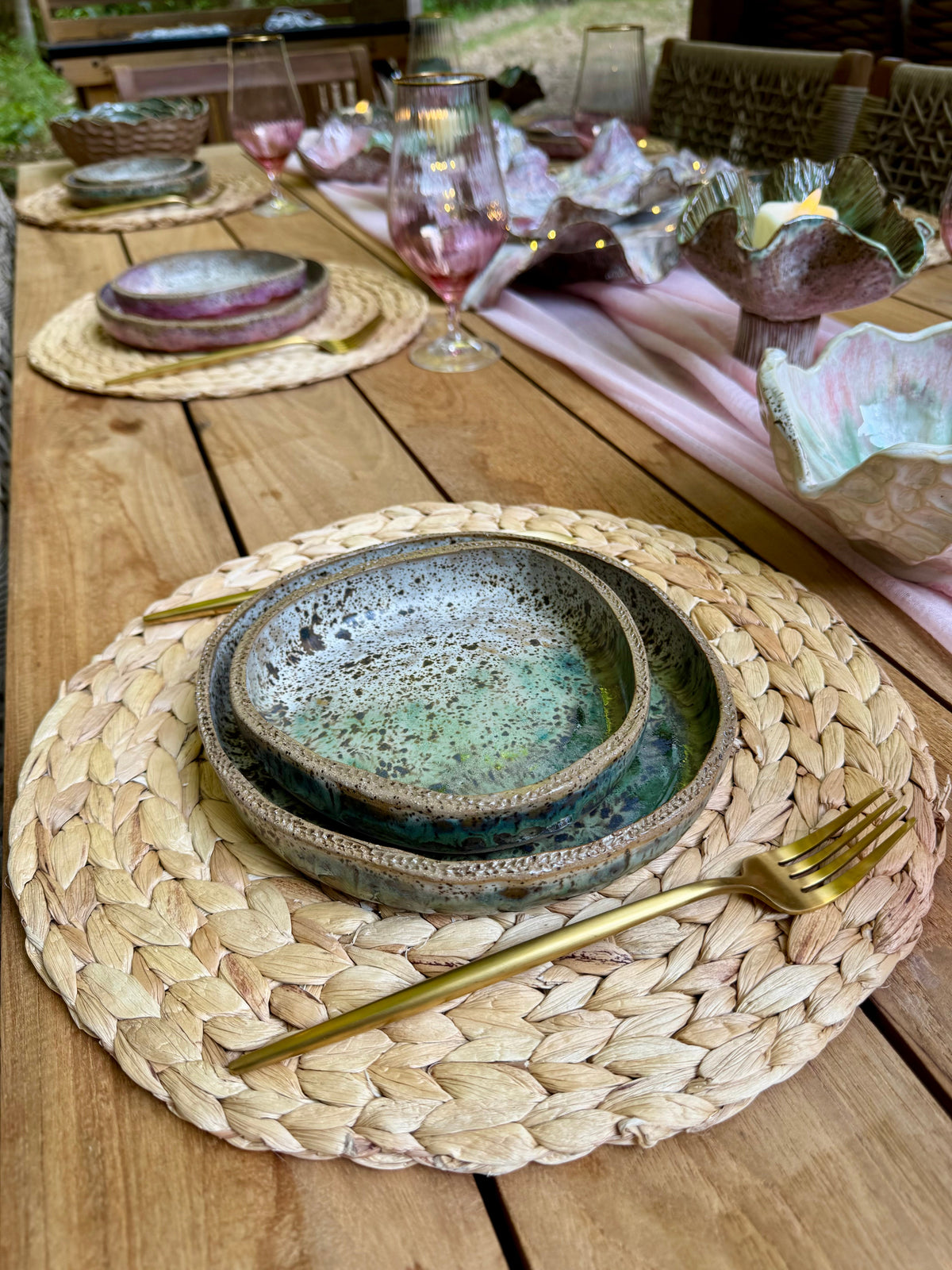 Speckled Stone Dinner Plate