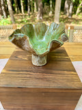 Forest Bloom Pedestal Bowl