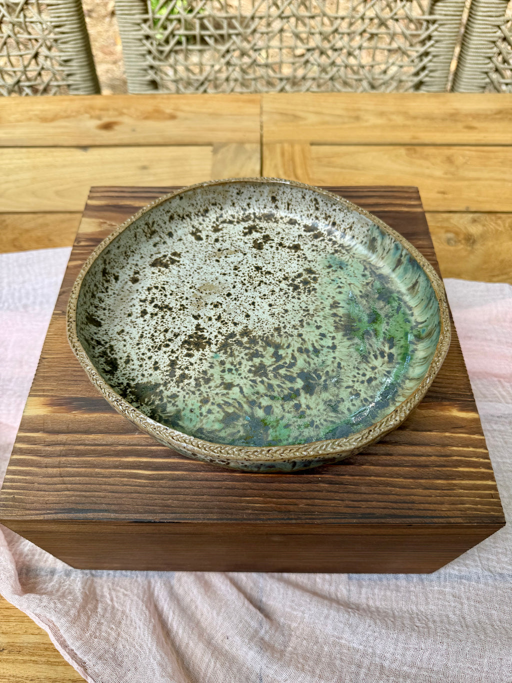 Speckled Stone Dinner Plate