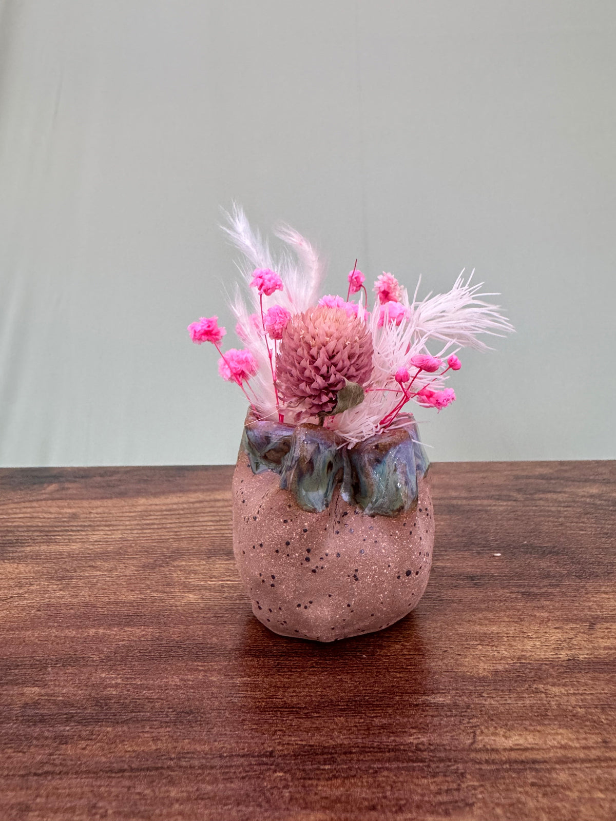 Rosy Meadow Bud Vase