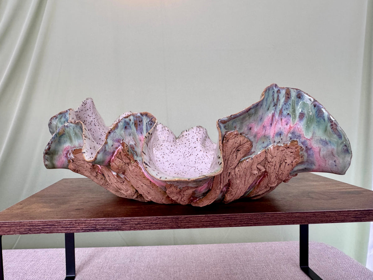 Woodland Bloom Sculptural Bowl — Extra Large