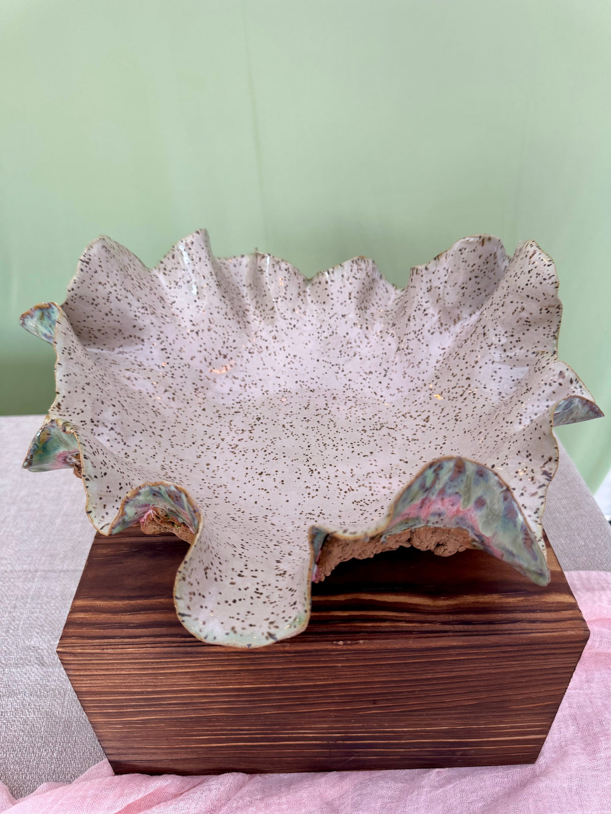 Woodland Bloom Sculptural Bowl — Extra Large