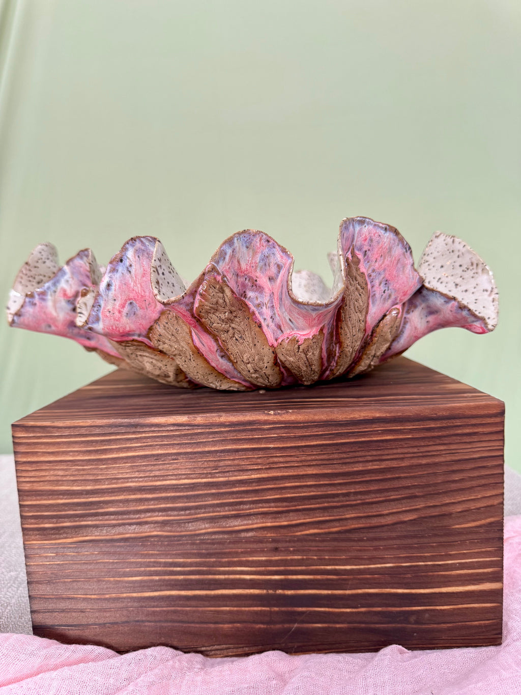 Woodland Bloom Sculptural Bowl — Large