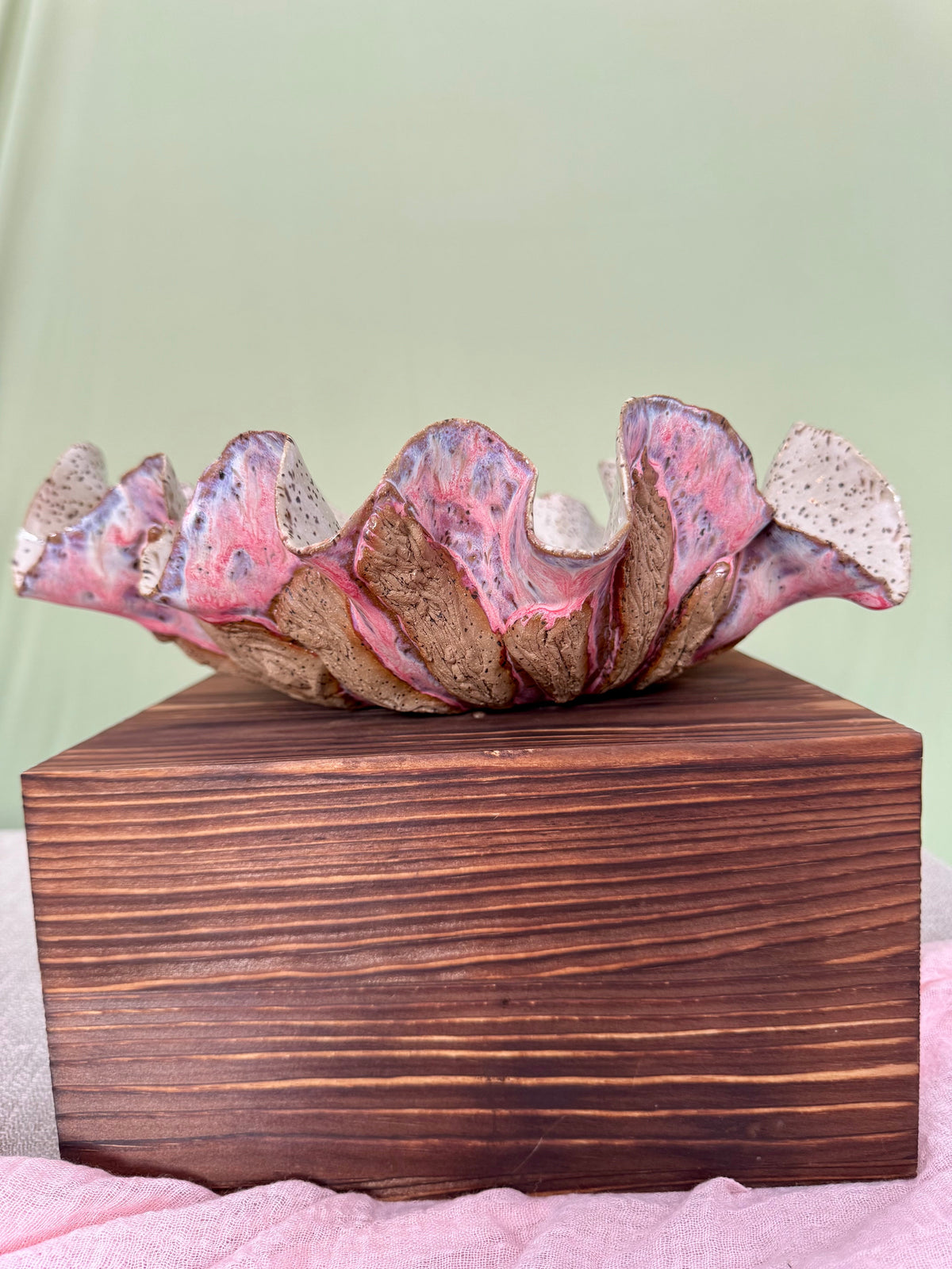 Woodland Bloom Sculptural Bowl — Large
