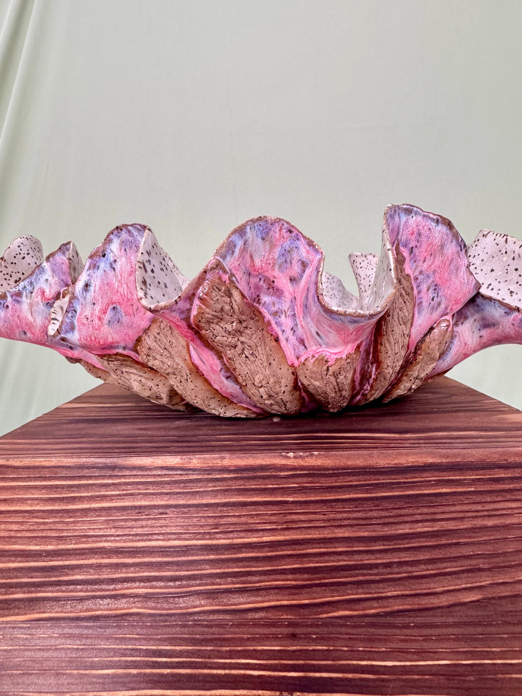 Woodland Bloom Sculptural Bowl — Large