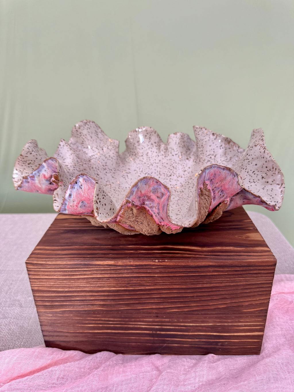 Woodland Bloom Sculptural Bowl — Large