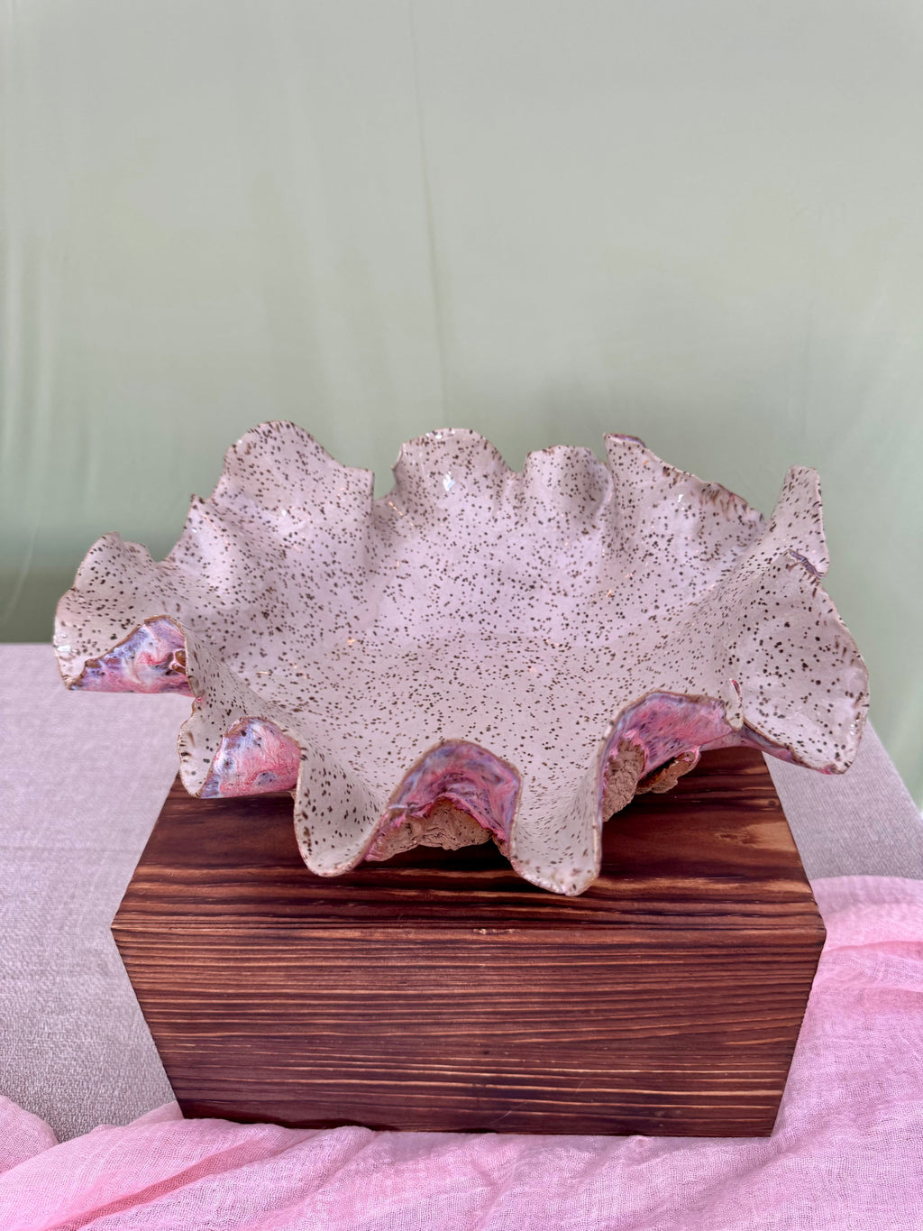 Woodland Bloom Sculptural Bowl — Large