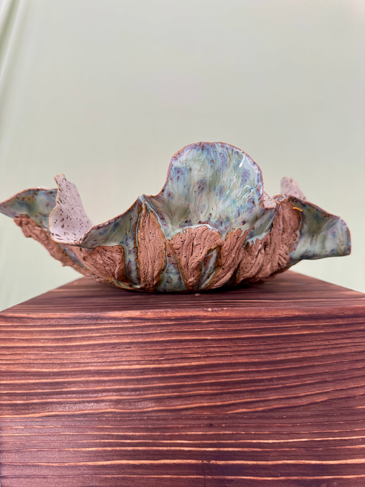 Woodland Bloom Sculptural Bowl — Medium