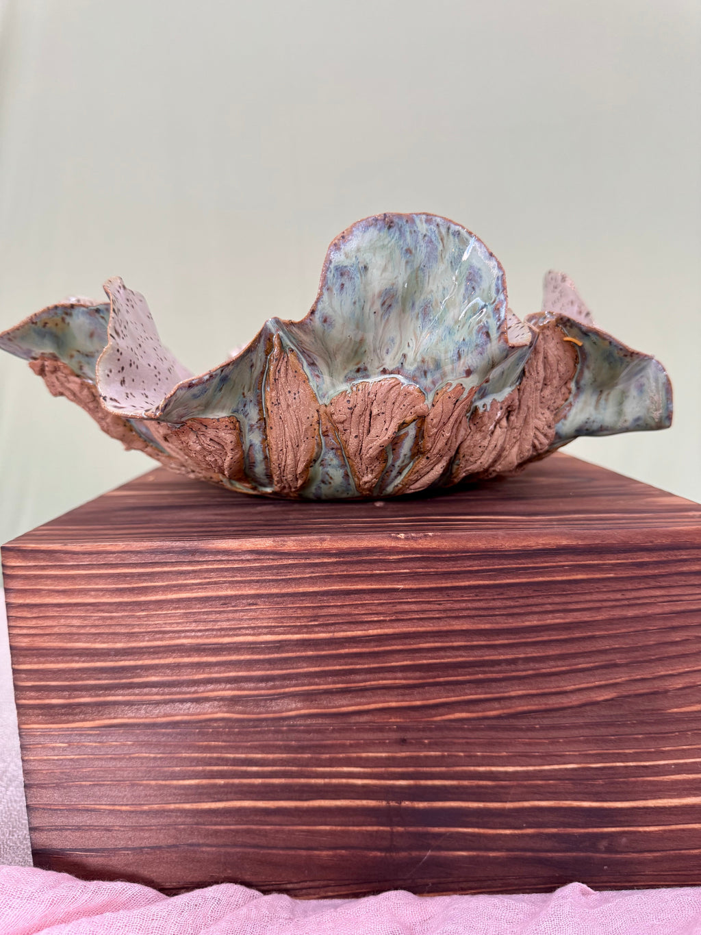 Woodland Bloom Sculptural Bowl — Medium