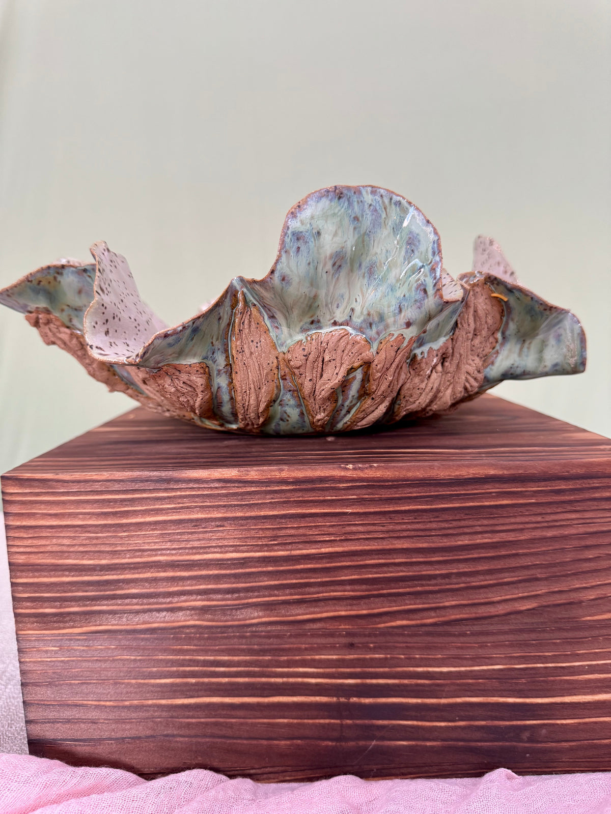Woodland Bloom Sculptural Bowl — Medium
