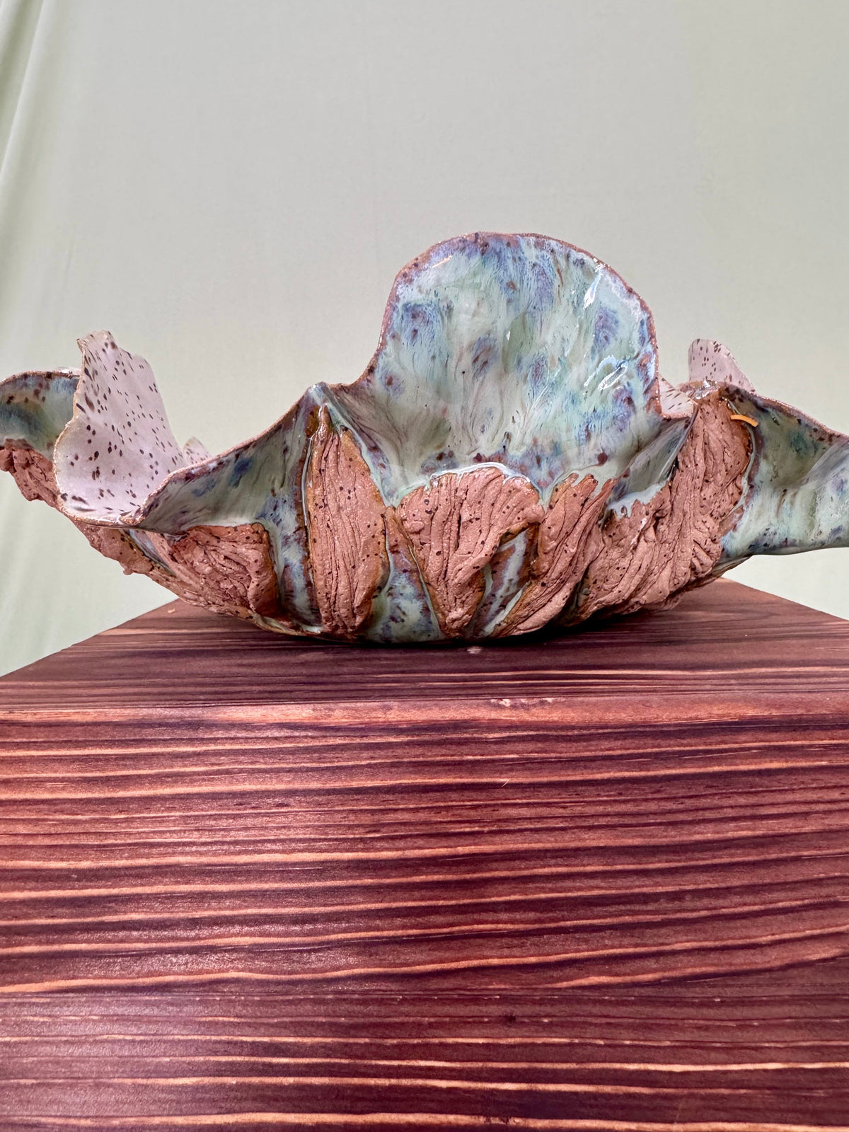 Woodland Bloom Sculptural Bowl — Medium
