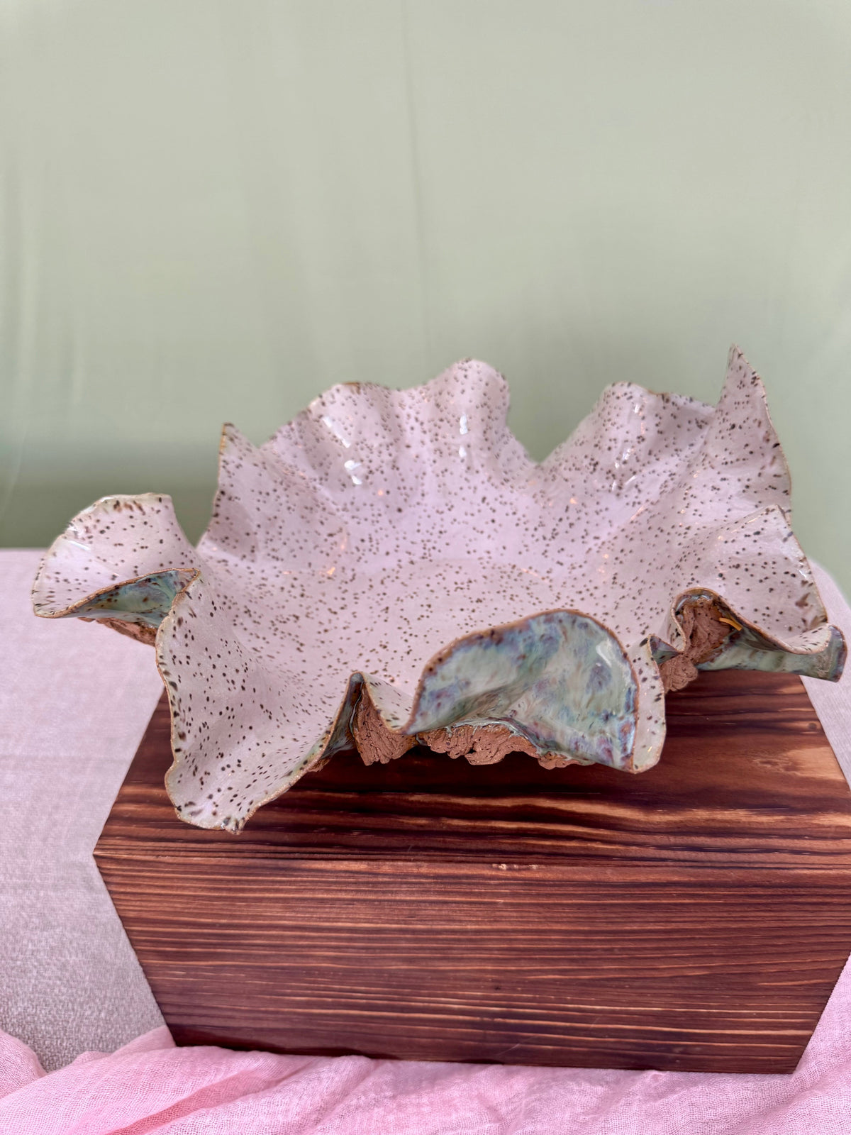 Woodland Bloom Sculptural Bowl — Medium