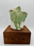 Sage Canopy Sculptural Vase — Large