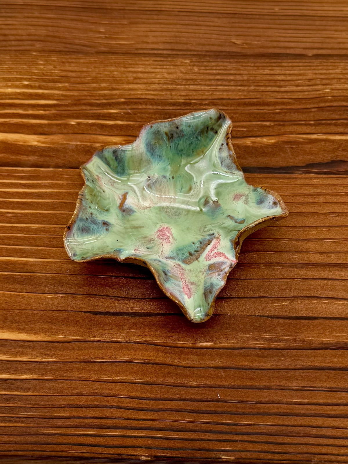 Sage Ripple Ring Dish