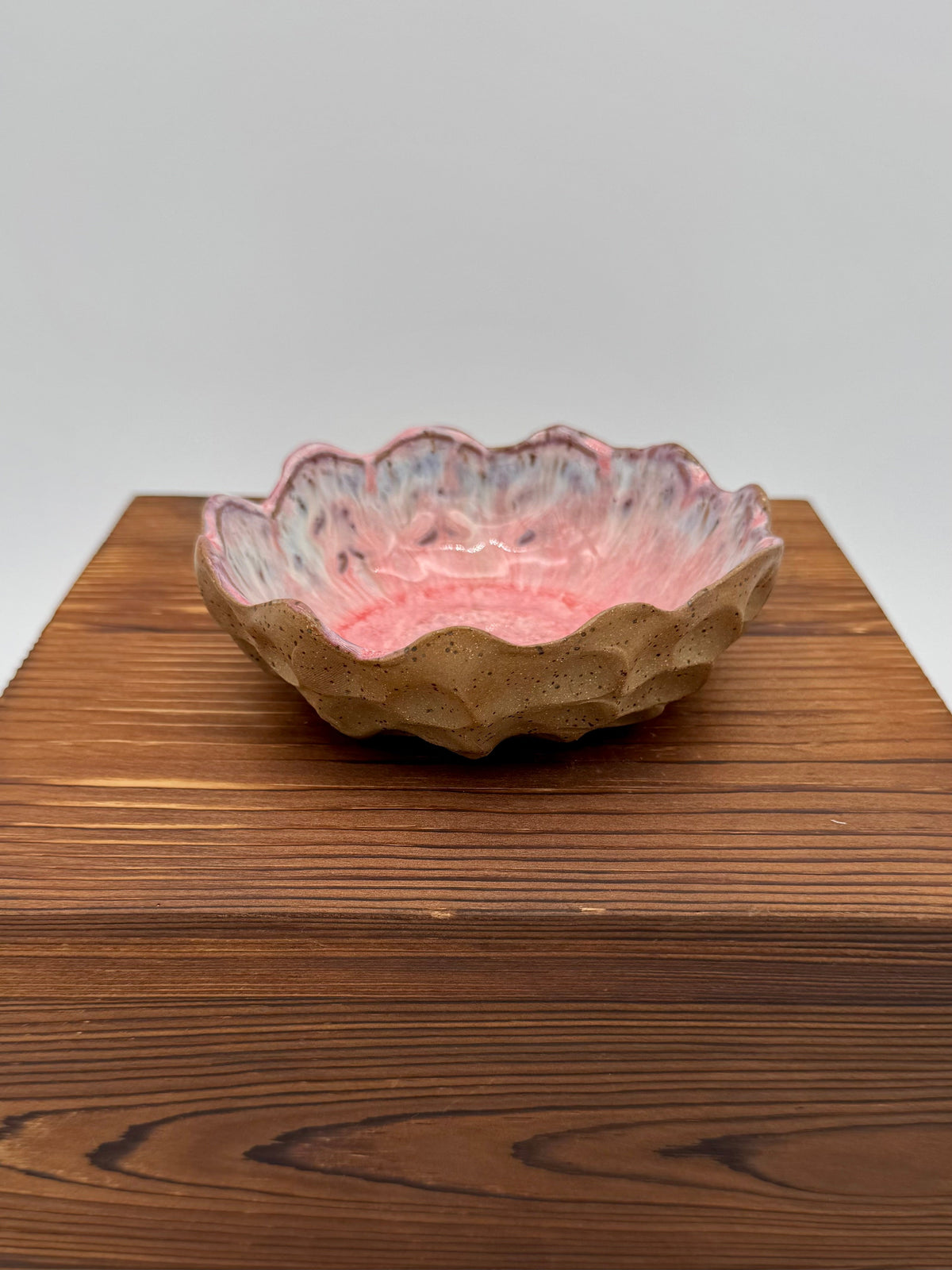 Blush Tide Ruffle Bowl