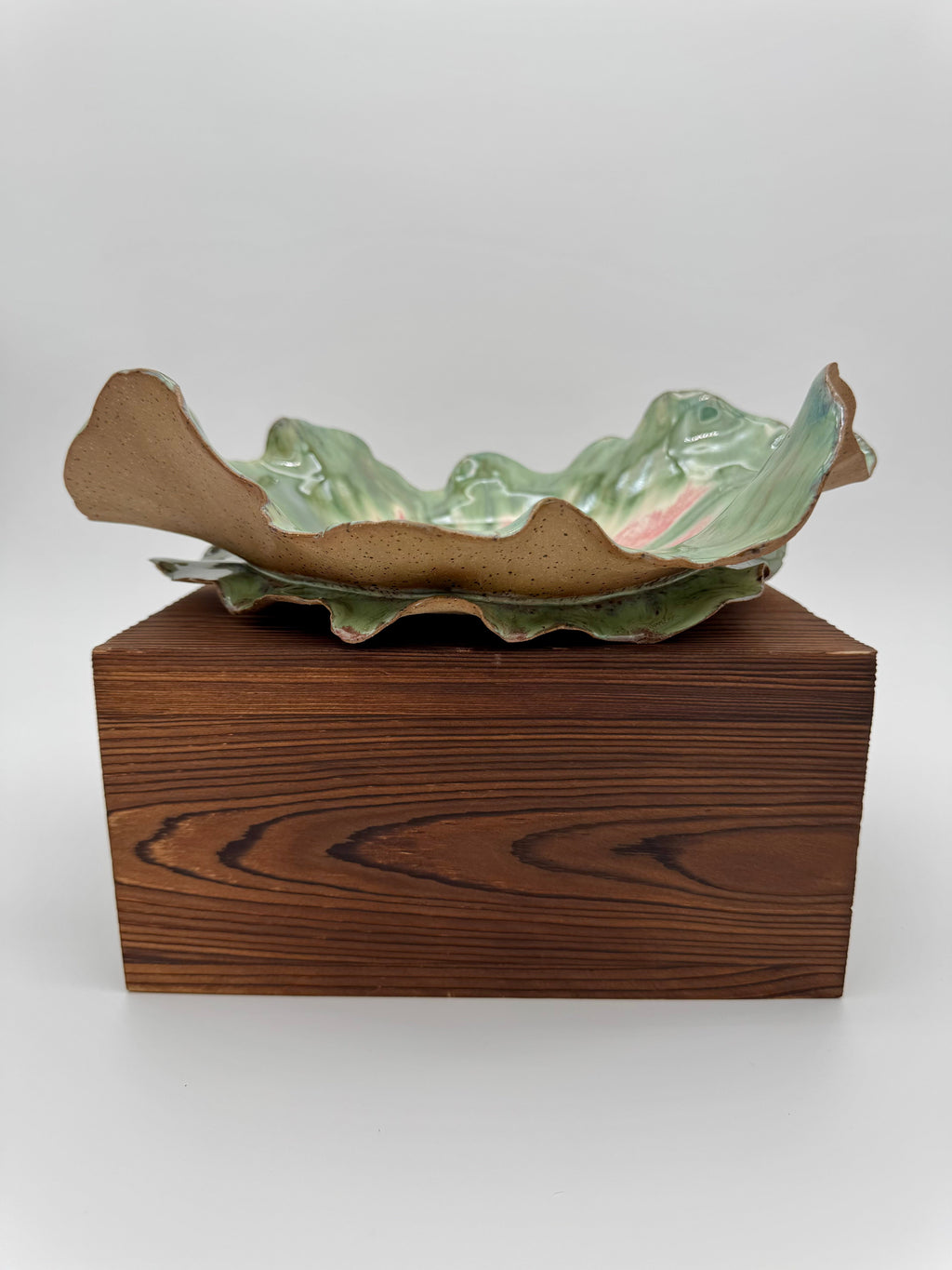 Secret Garden Ruffle Pedestal Bowl