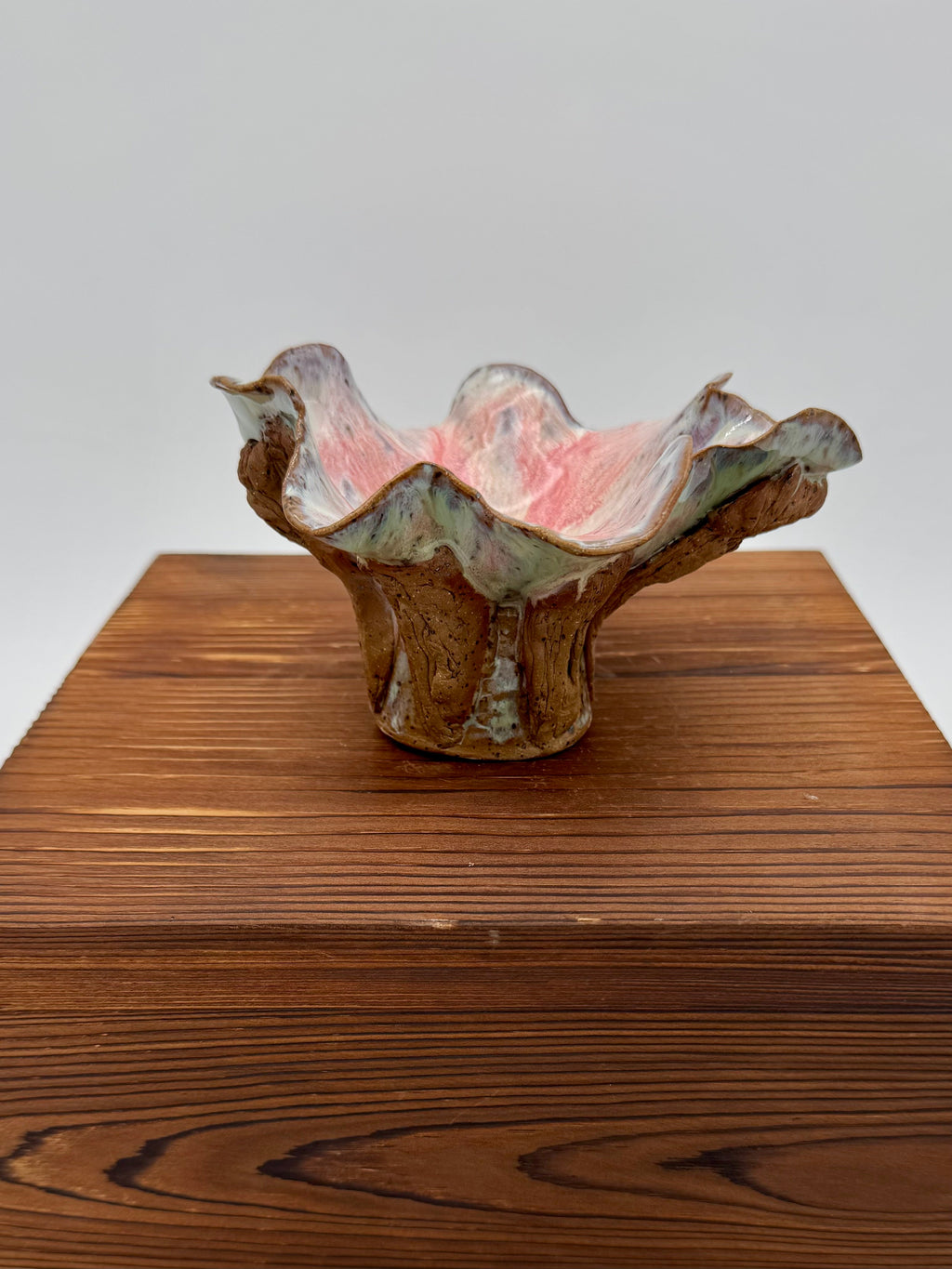 Woodland Rose Pedestal Candle Holder
