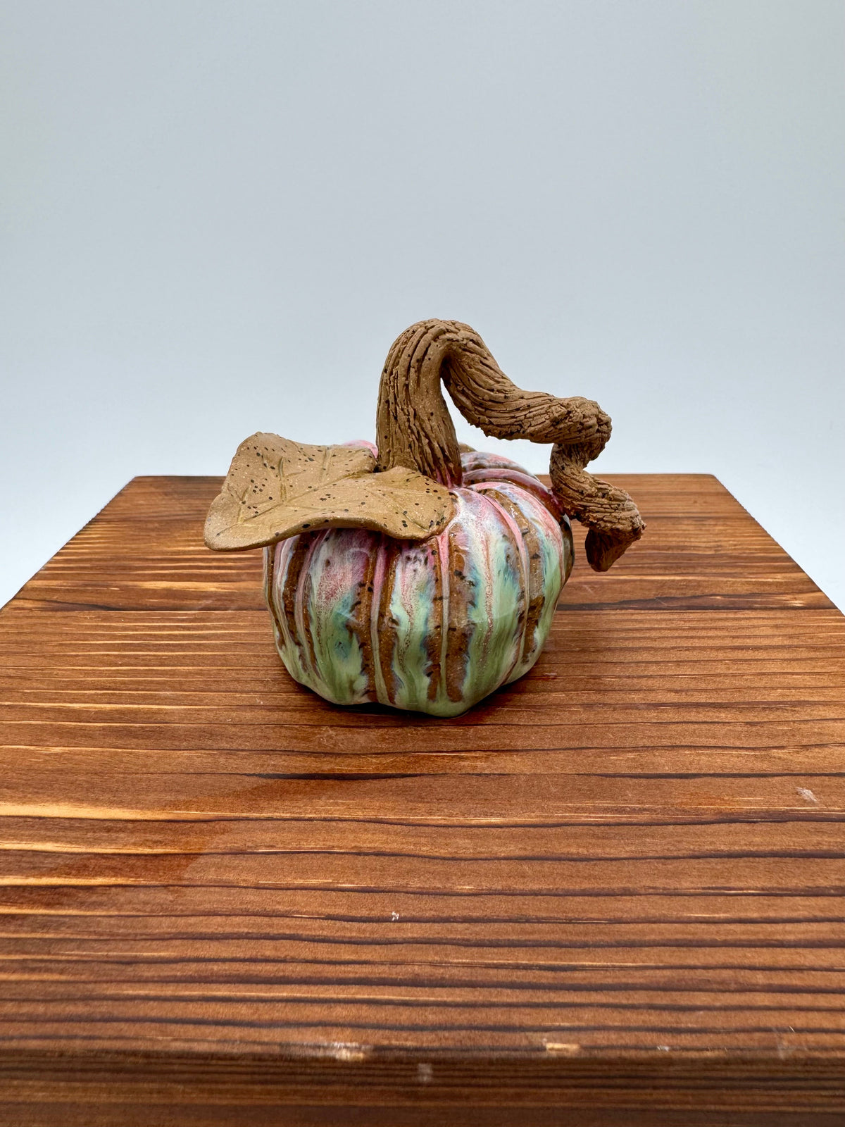 Meadow Harvest Ceramic Pumpkin — Medium