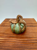 Sage Harvest Ceramic Pumpkin — Small