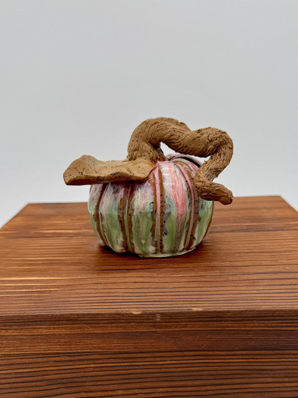 Meadow Harvest Ceramic Pumpkin — Small