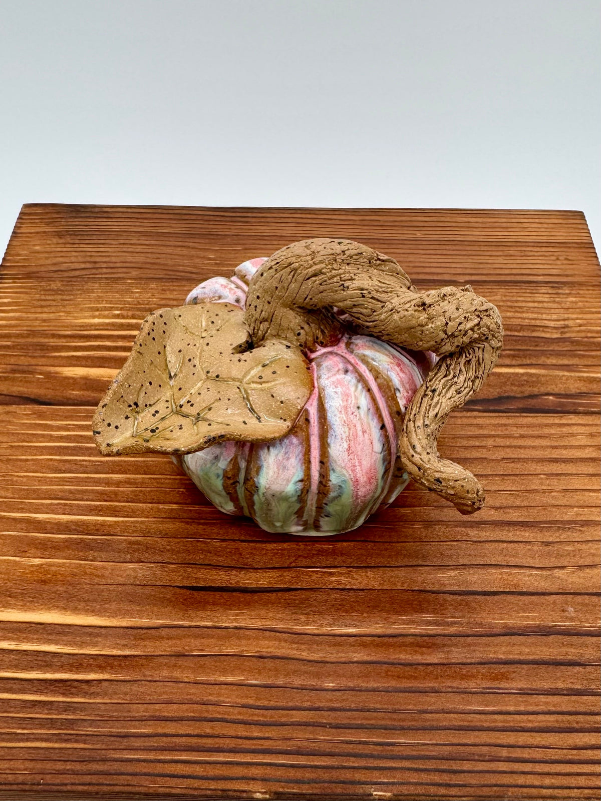 Meadow Harvest Ceramic Pumpkin — Small
